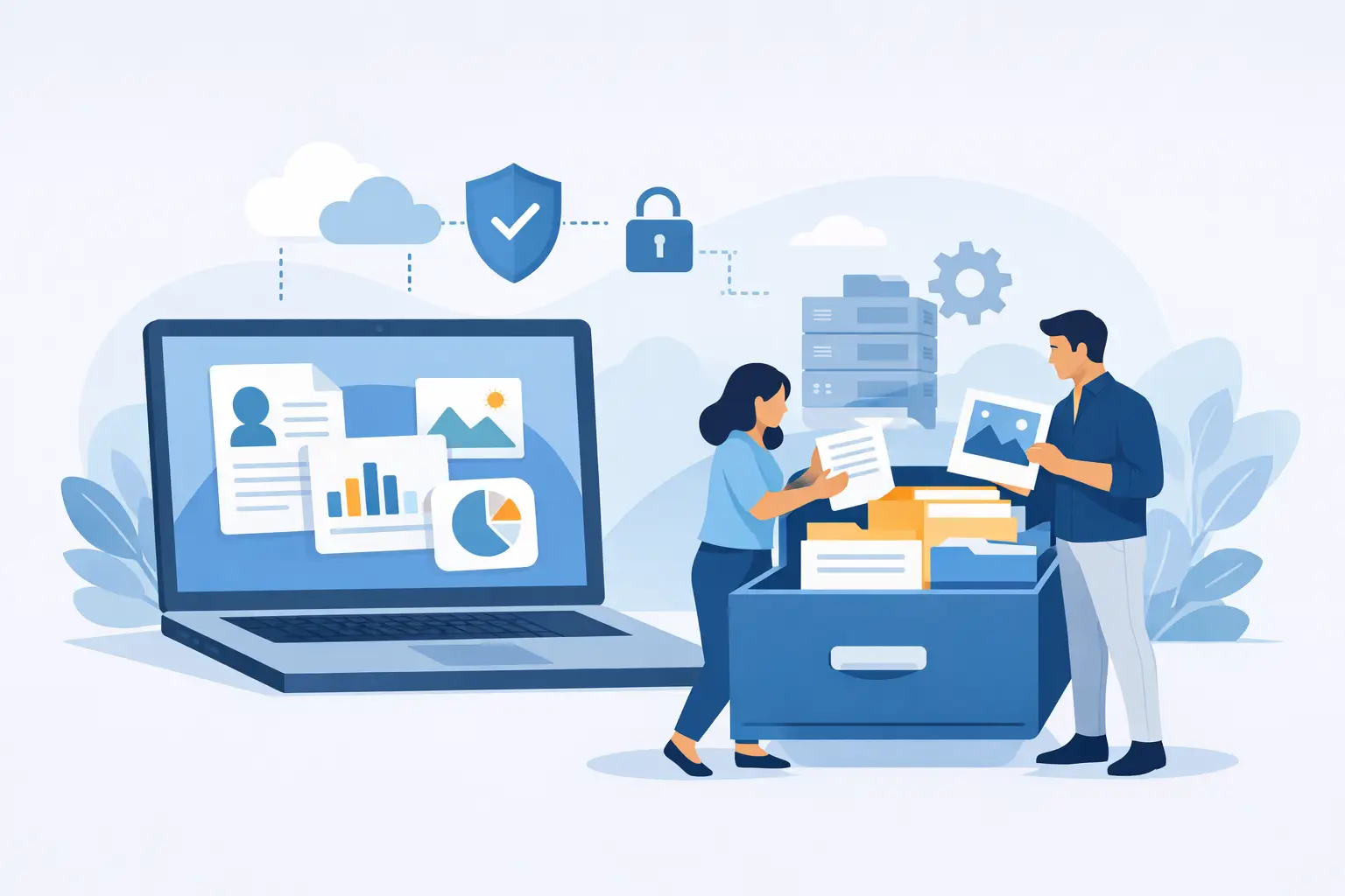 How to Store Digital Records the Right Way