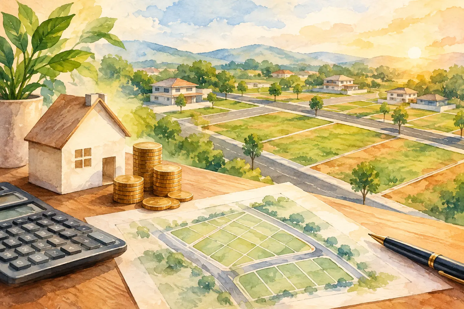 Como precificar lotes residenciais com margem