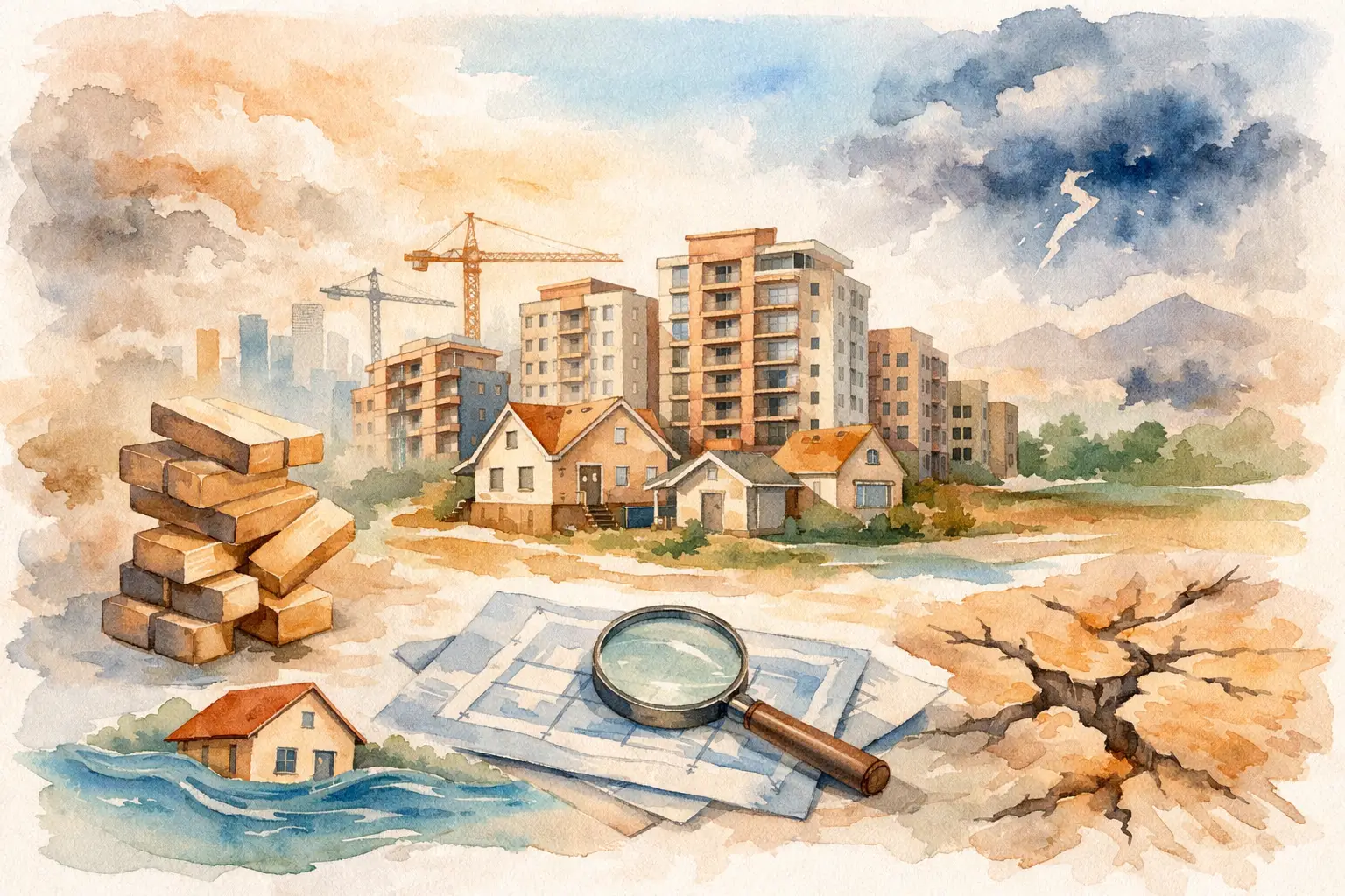Riscos na incorporação residencial: como medir