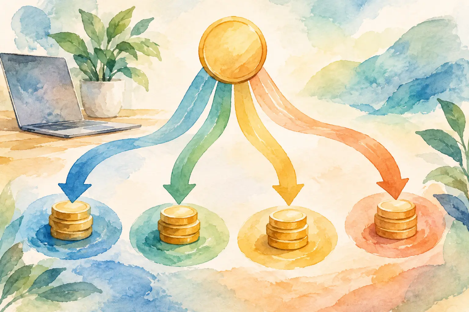 Como distribuir fluxo de recebimentos no projeto