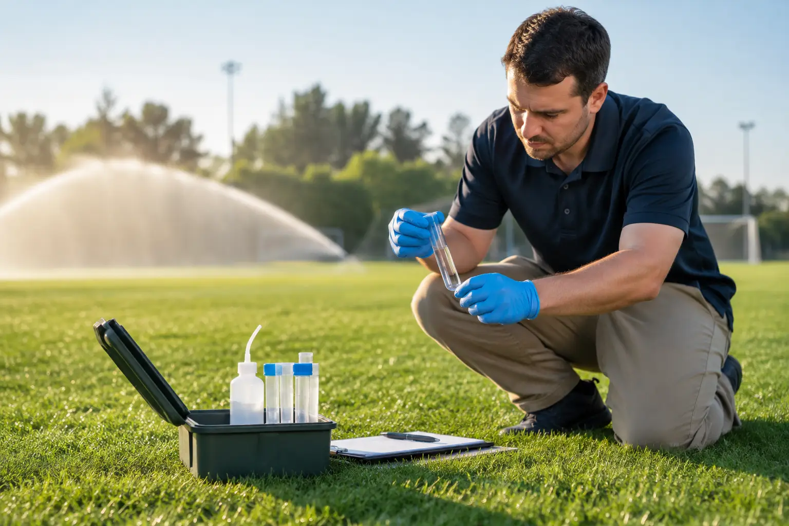 How Often to Test Irrigation Water on Sports Turf