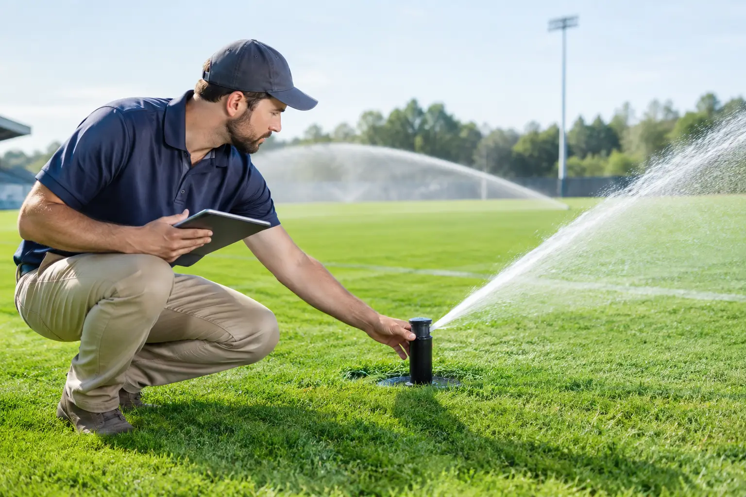 Irrigation Audit Service Review for Sports Turf