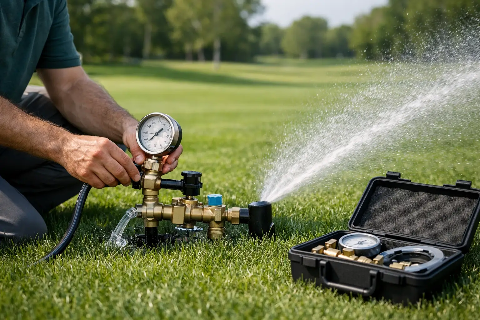 Irrigation Pressure Testing That Protects Turf