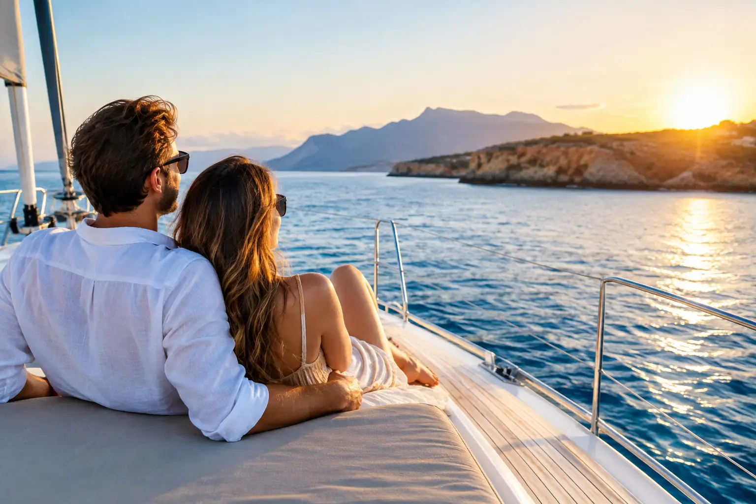 Private Yacht Cruise for Couples in Crete