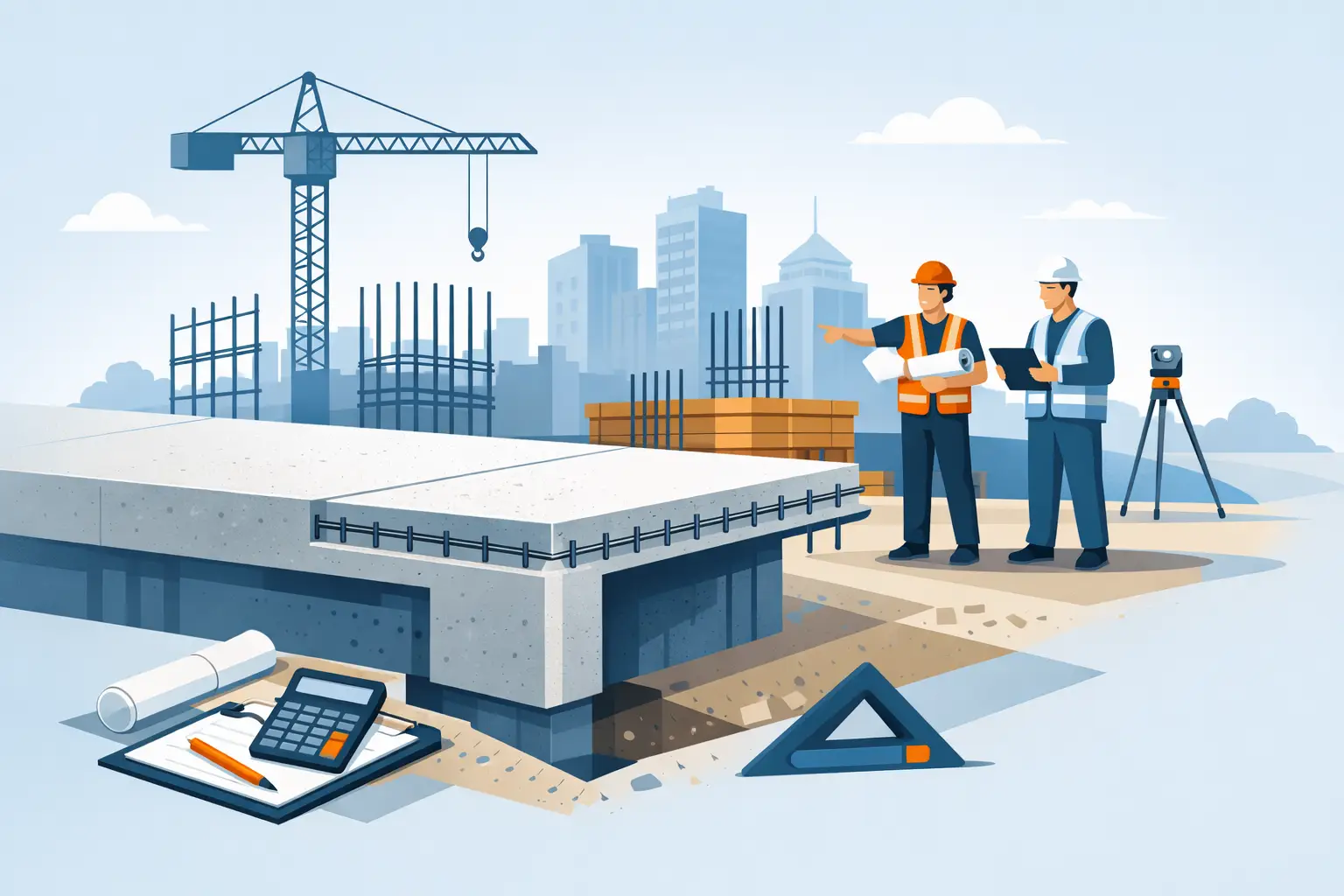 How to Calculate Drop Edge Beams on Site