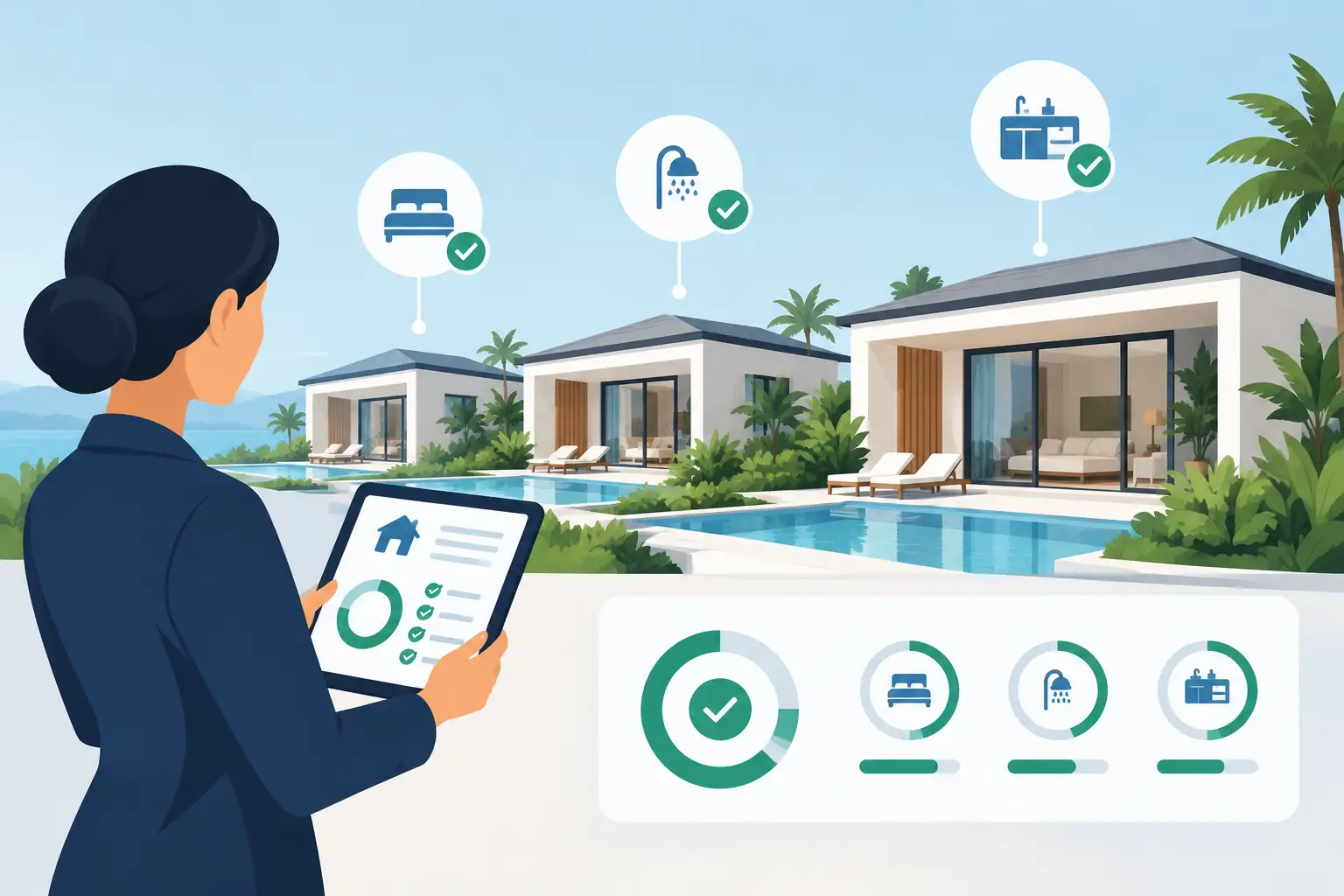 How to Measure Cleaning Efficiency Across Villas