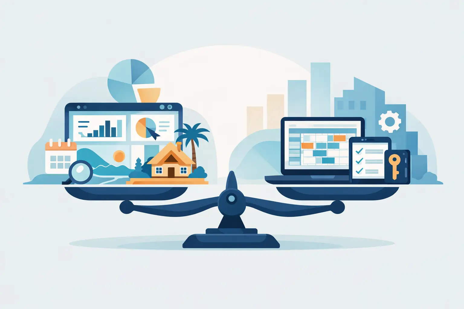 Vacation Rental Dashboard vs PMS: What Scales?