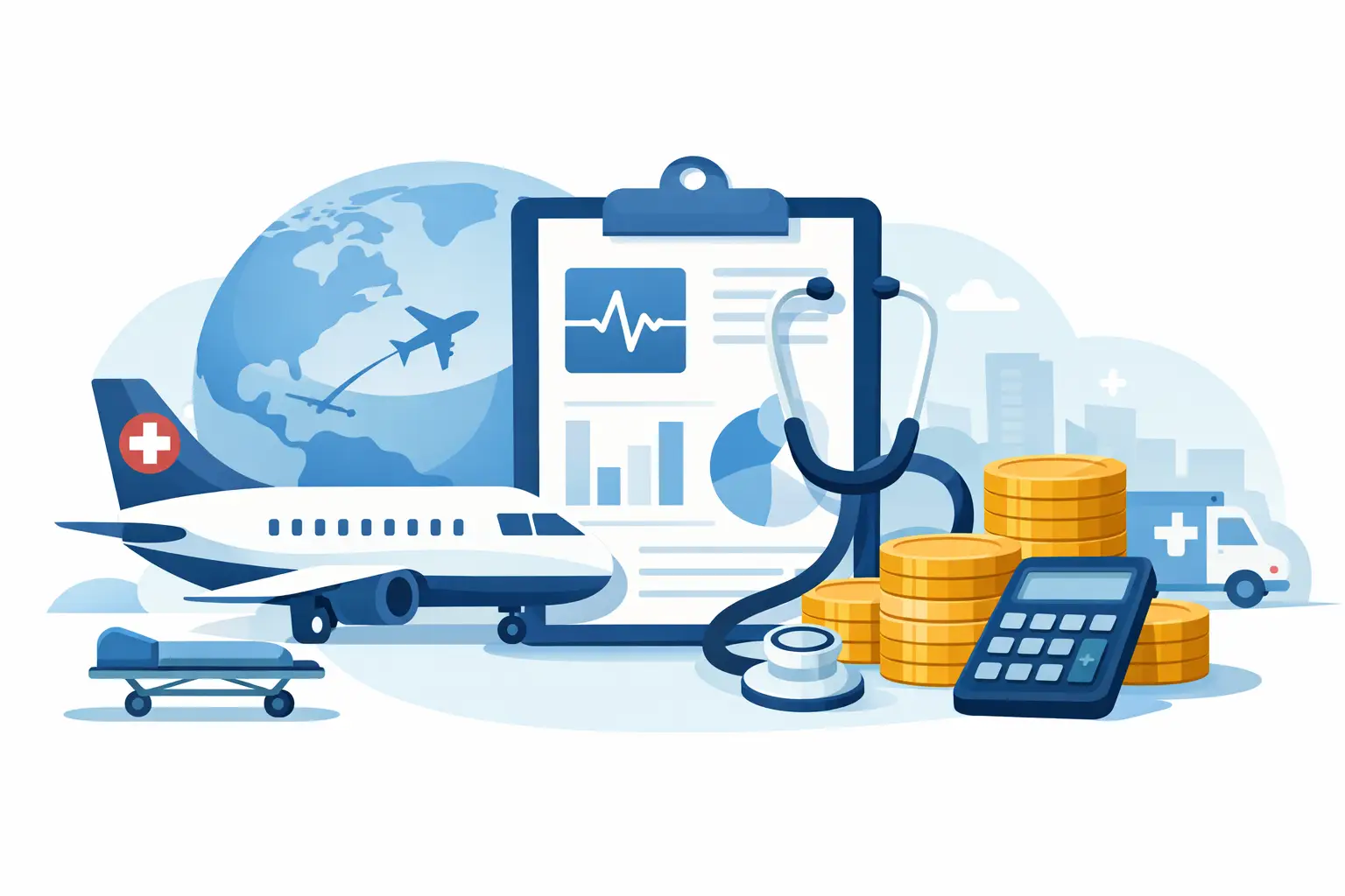What Shapes International Medical Flight Cost?