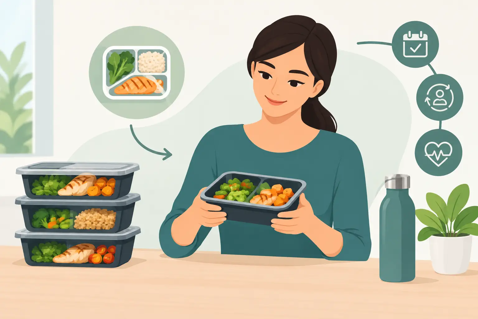 How Portion Controlled Meal Delivery Builds Consistency