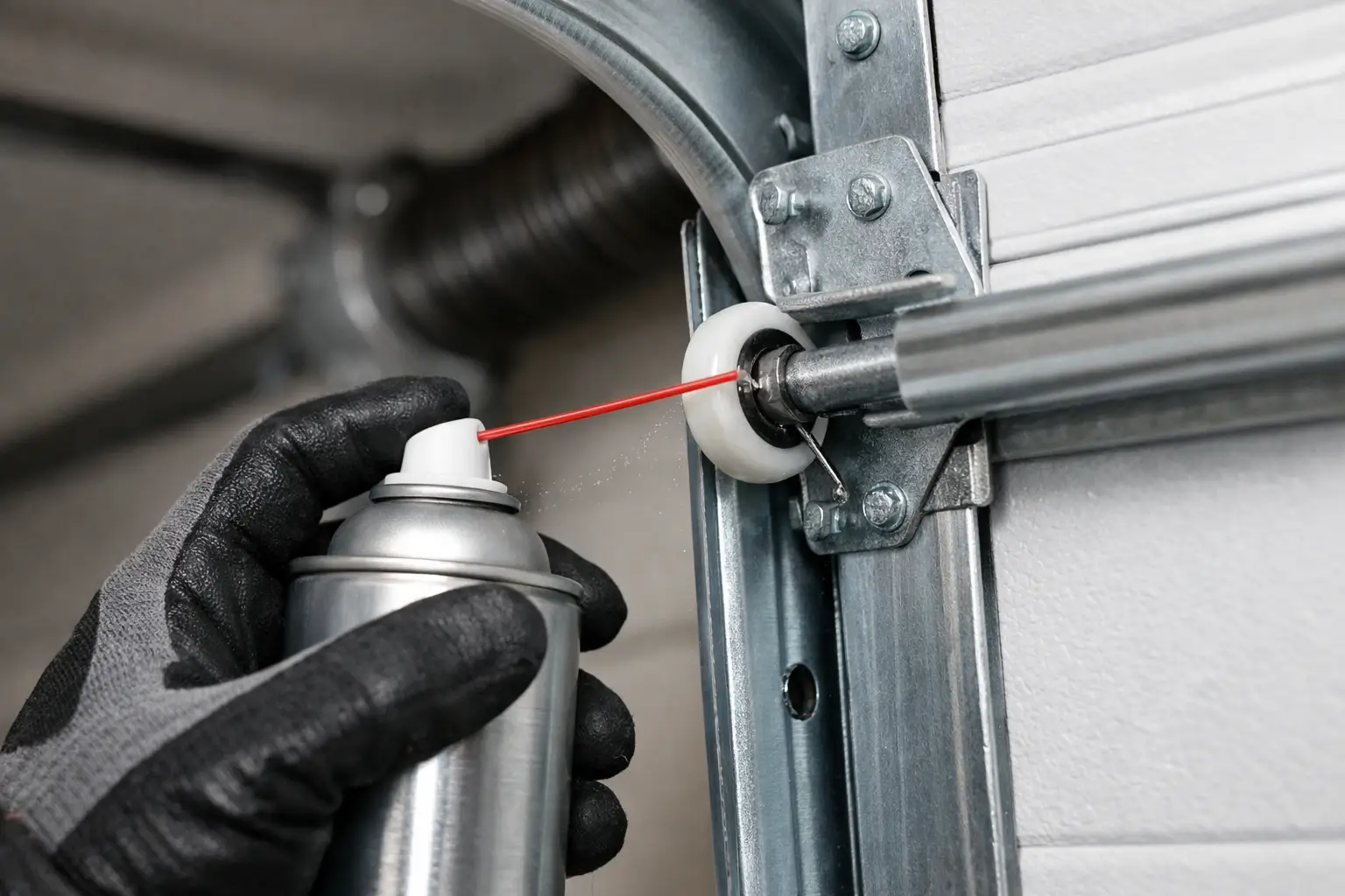 How to Lubricate Garage Door Rollers Safely