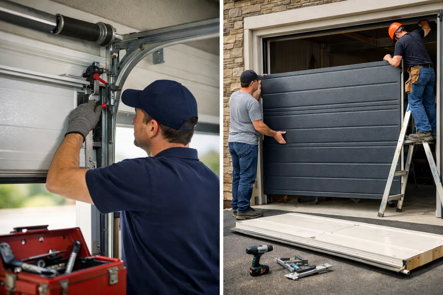 Repair vs Replace Garage Door - What Pays Off?