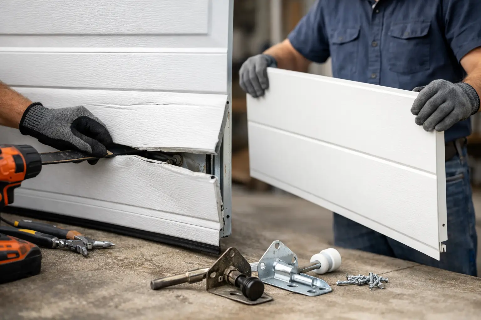 Garage Door Panel Repair: Fix or Replace?
