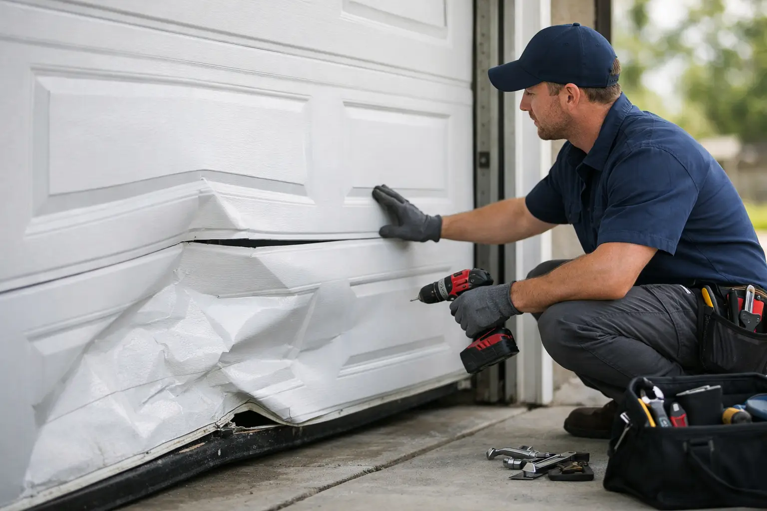 Can a Damaged Garage Door Be Repaired?