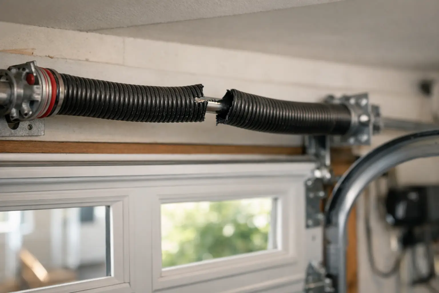 Garage Door Spring Snapped Overnight? What to Do