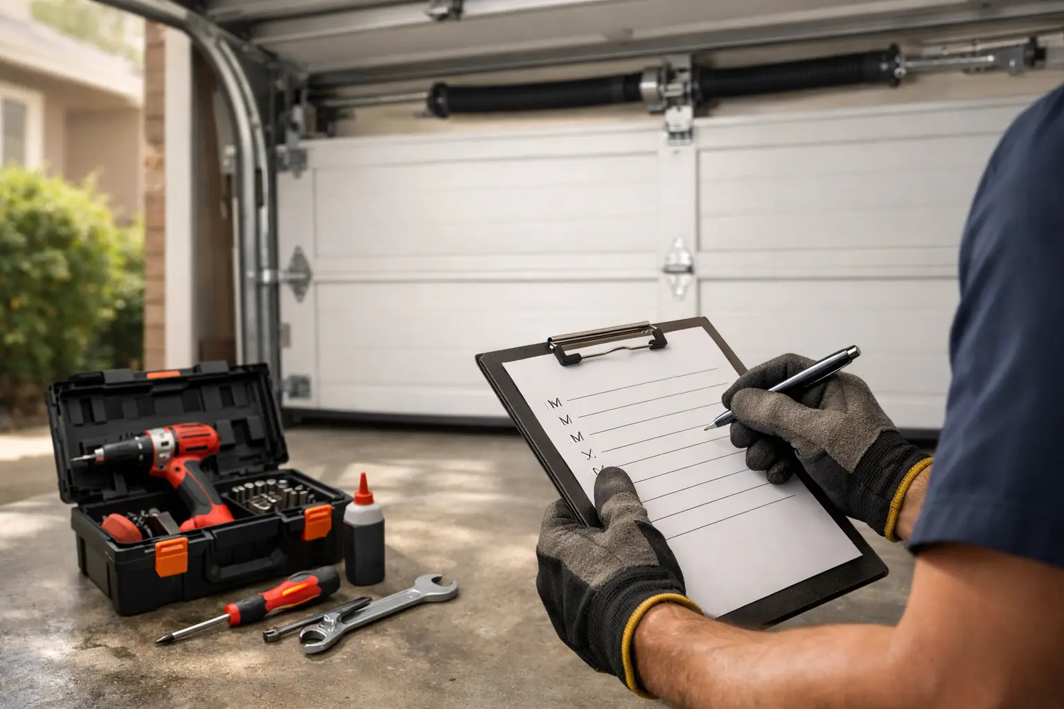 Residential Garage Door Maintenance Checklist