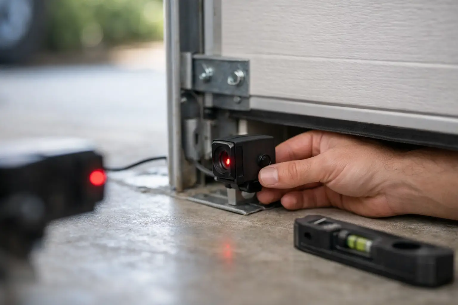 Garage Door Sensor Alignment for Closing Problems