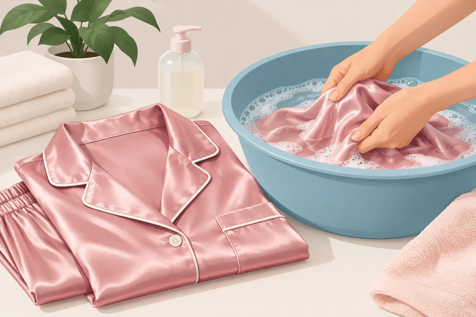 Como lavar pijama de cetim sem perder o brilho