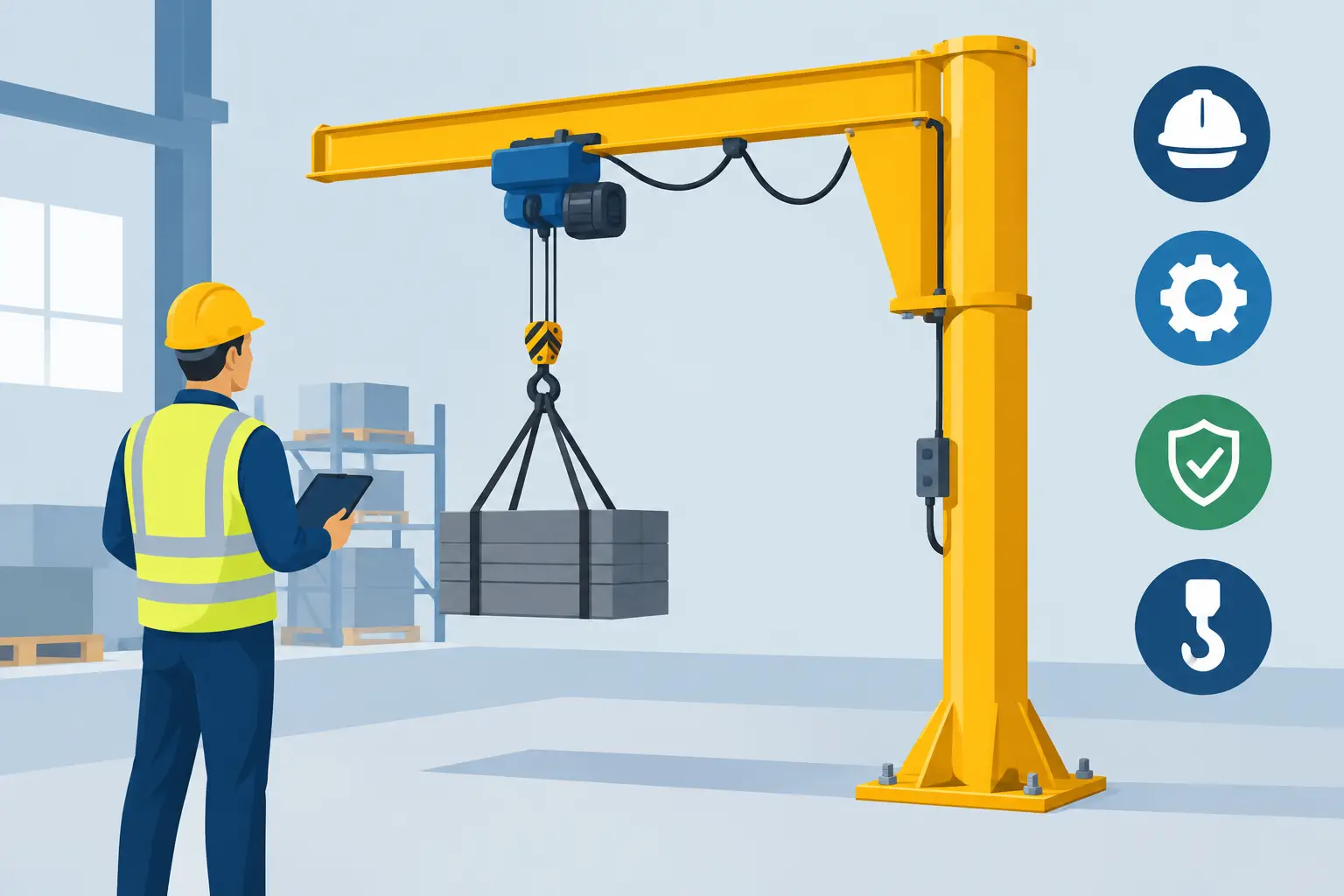 Jib Crane Installation Requirements for Safe Lifting