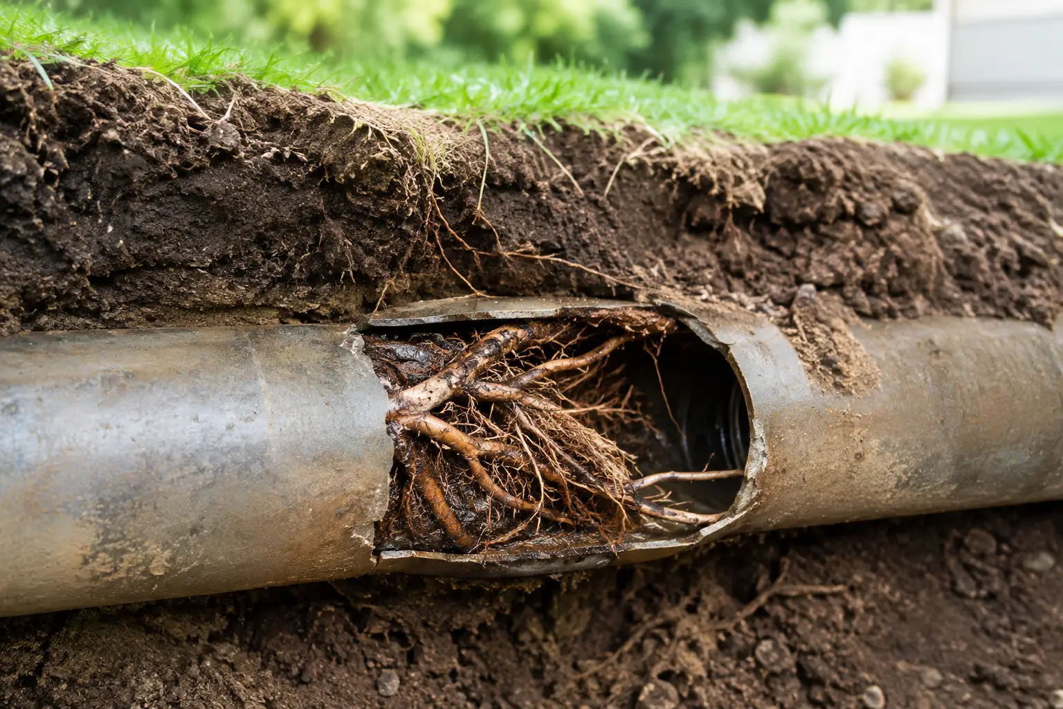 Tree Roots in Sewer Pipes Need Fast Repairs