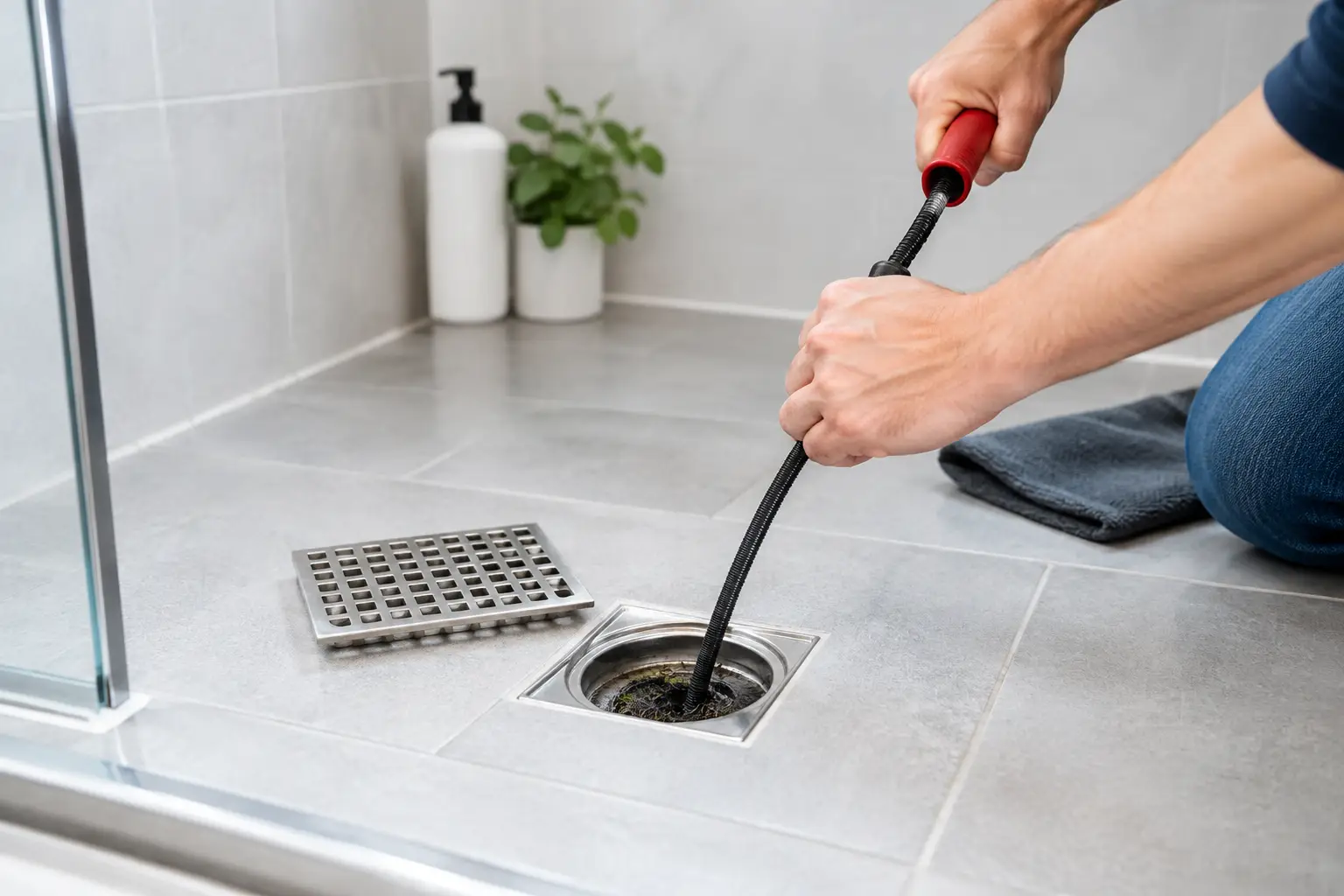 How to Unblock Shower Drain Problems Safely