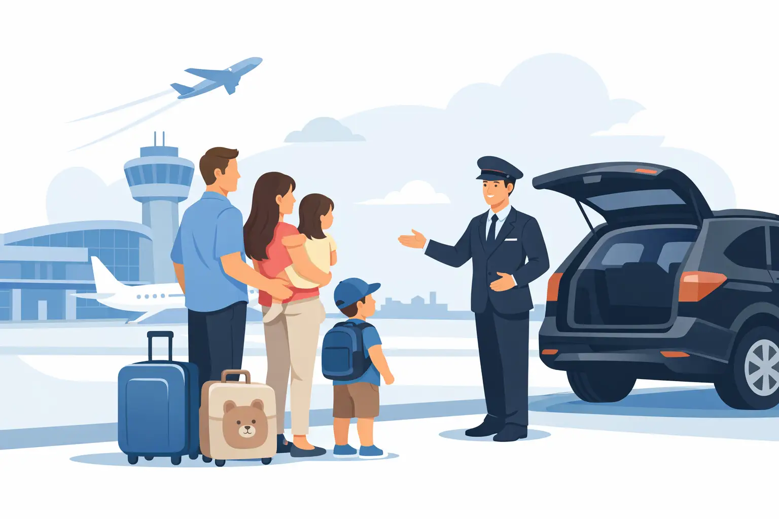 Private Airport Pickup for Families That Works