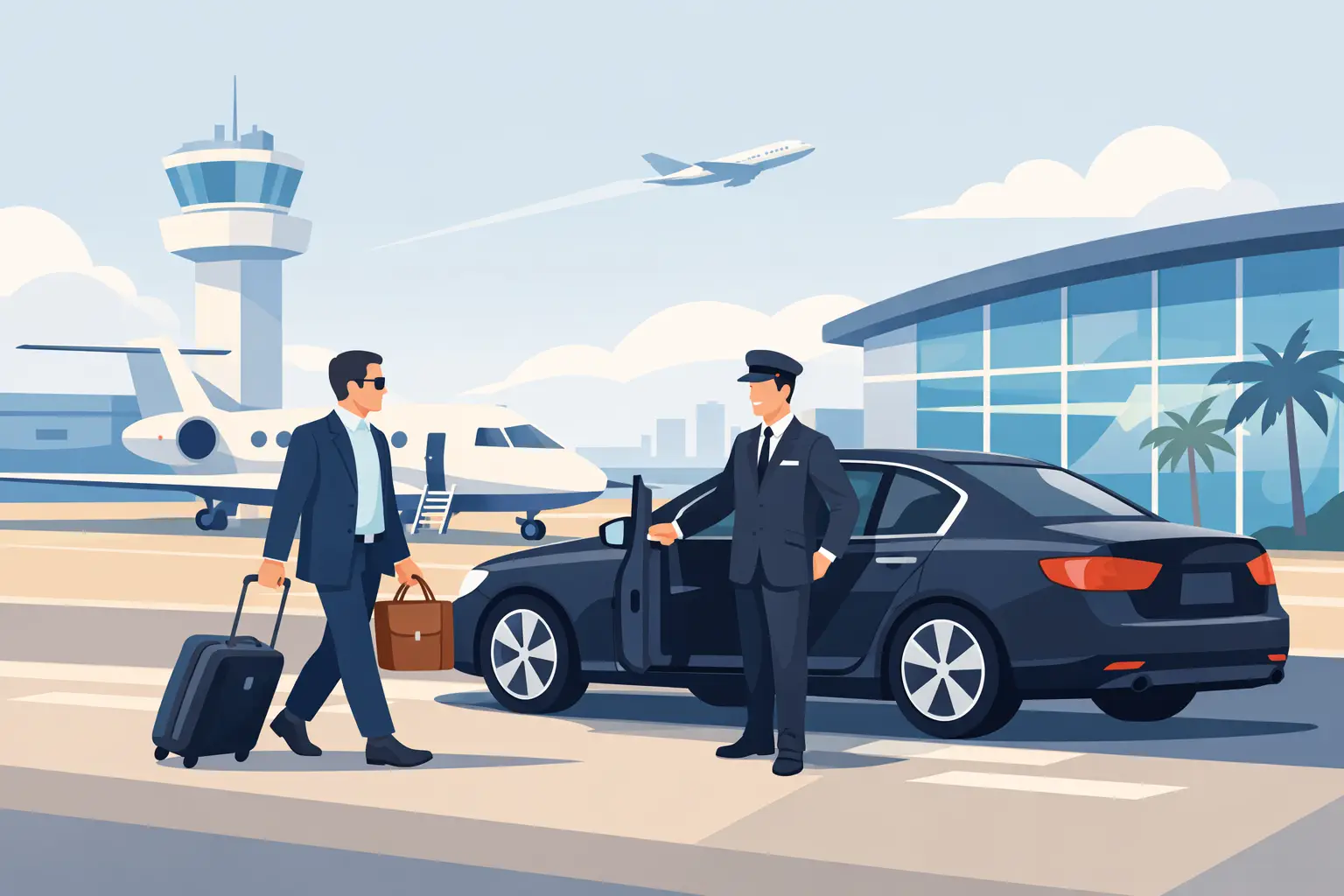 How Private Airport Pickup Works