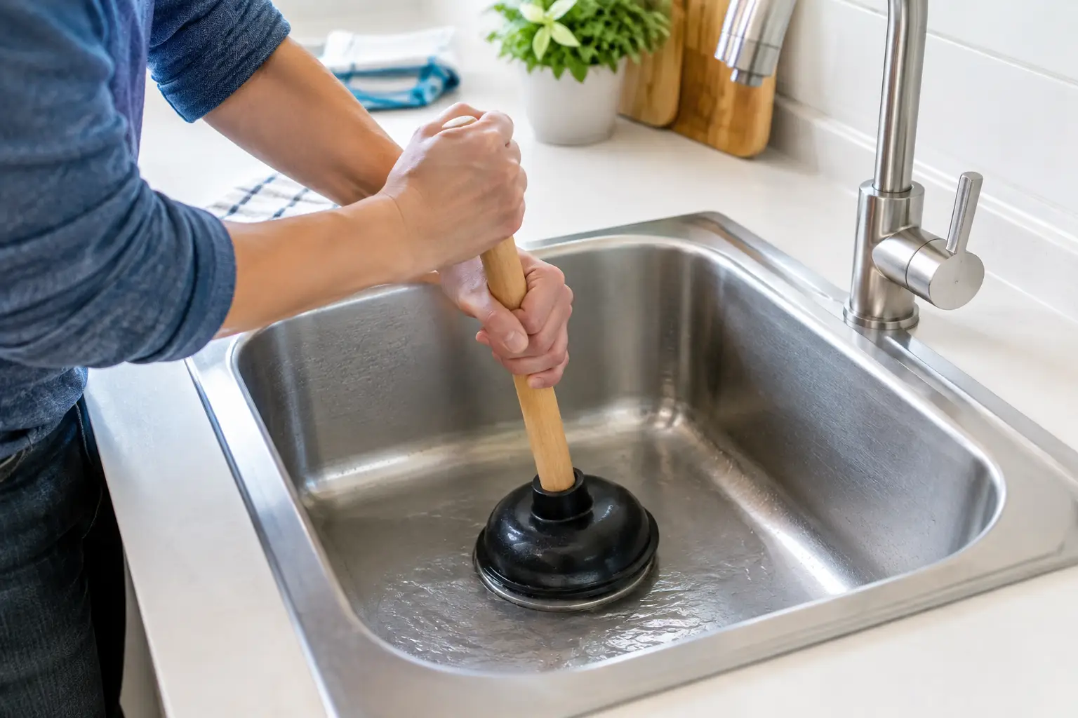 How to Clear Kitchen Drain Clogs at Home