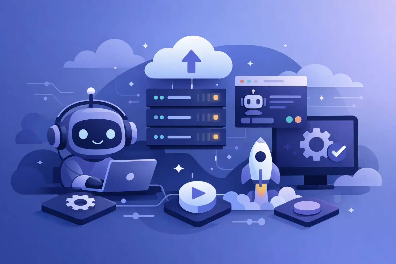 Illustration de couverture pour L'hébergement de robots Discord pour les débutants simplifié