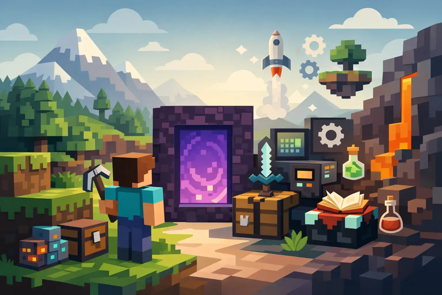 Ausgewähltes Bild fürSo starten Sie modifiziertes Minecraft richtig