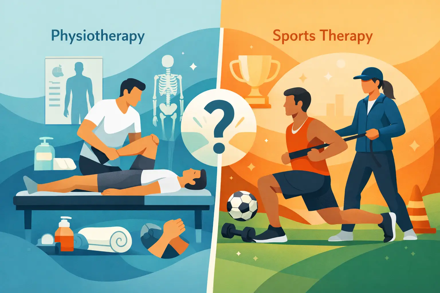 Physiotherapy vs Sports Therapy: Which Fits?