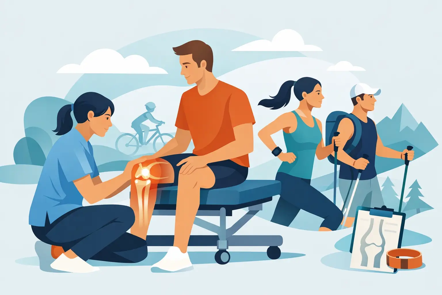 Does Physiotherapy Help Knee Pain for Active Adults?
