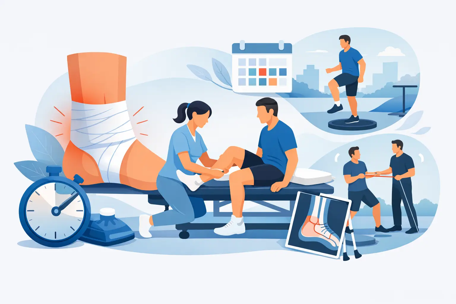 How Long Does Ankle Sprain Rehab Take?