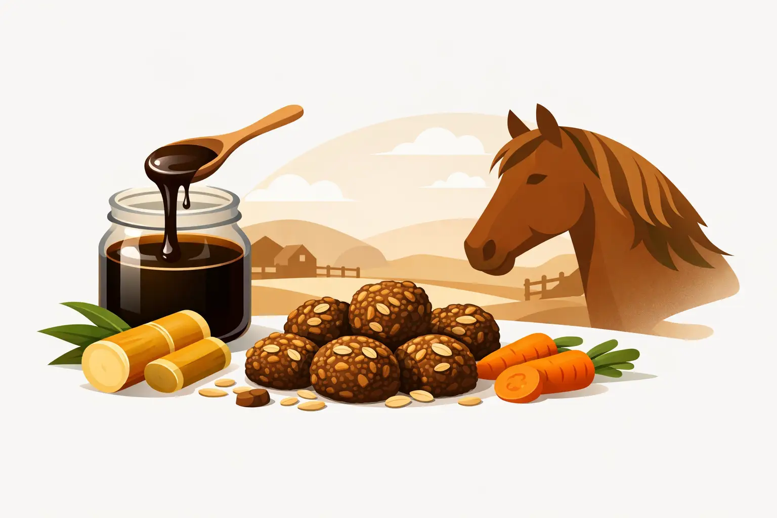 Molasses Horse Treats Worth Giving