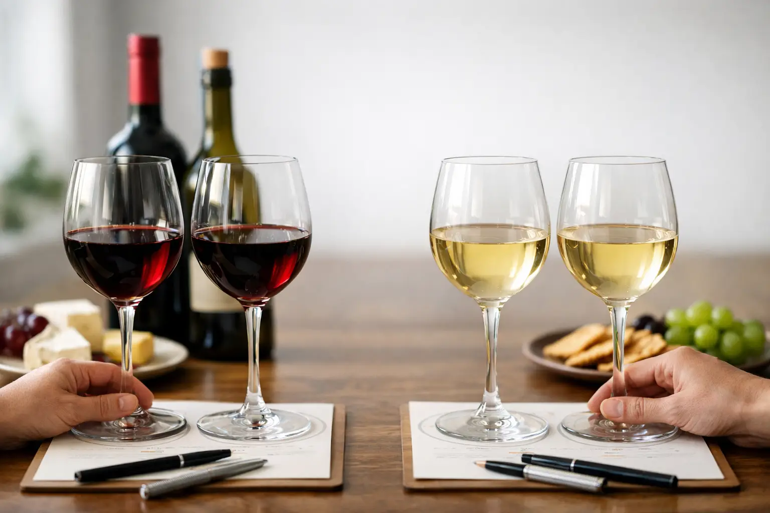 How to Compare Wine Side by Side