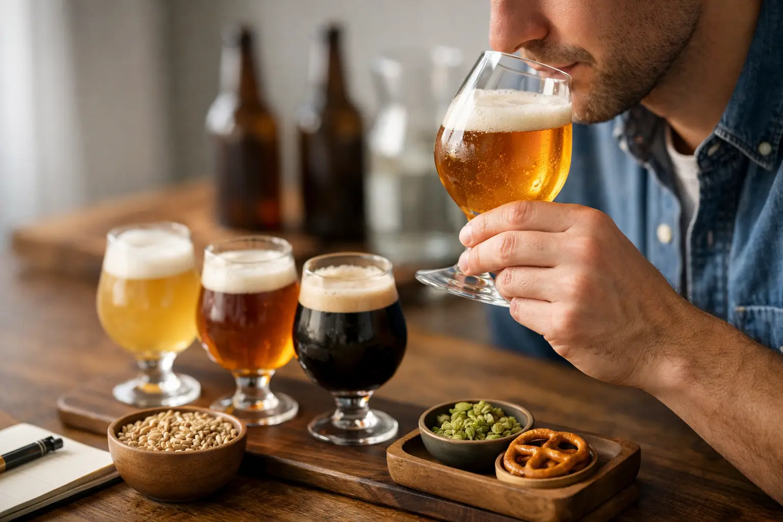 How to Taste Beer Properly at Home
