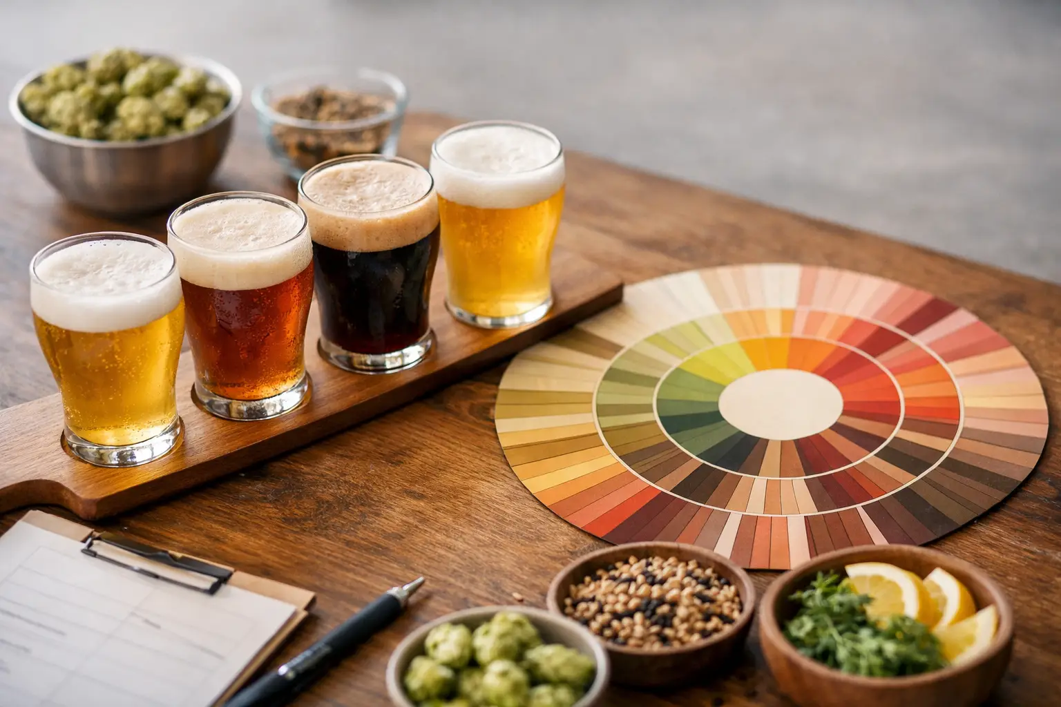 Beer Flavour Wheel Explained Simply