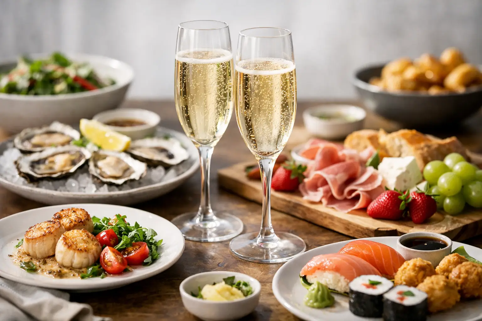Food Pairing with Sparkling Wine Made Simple