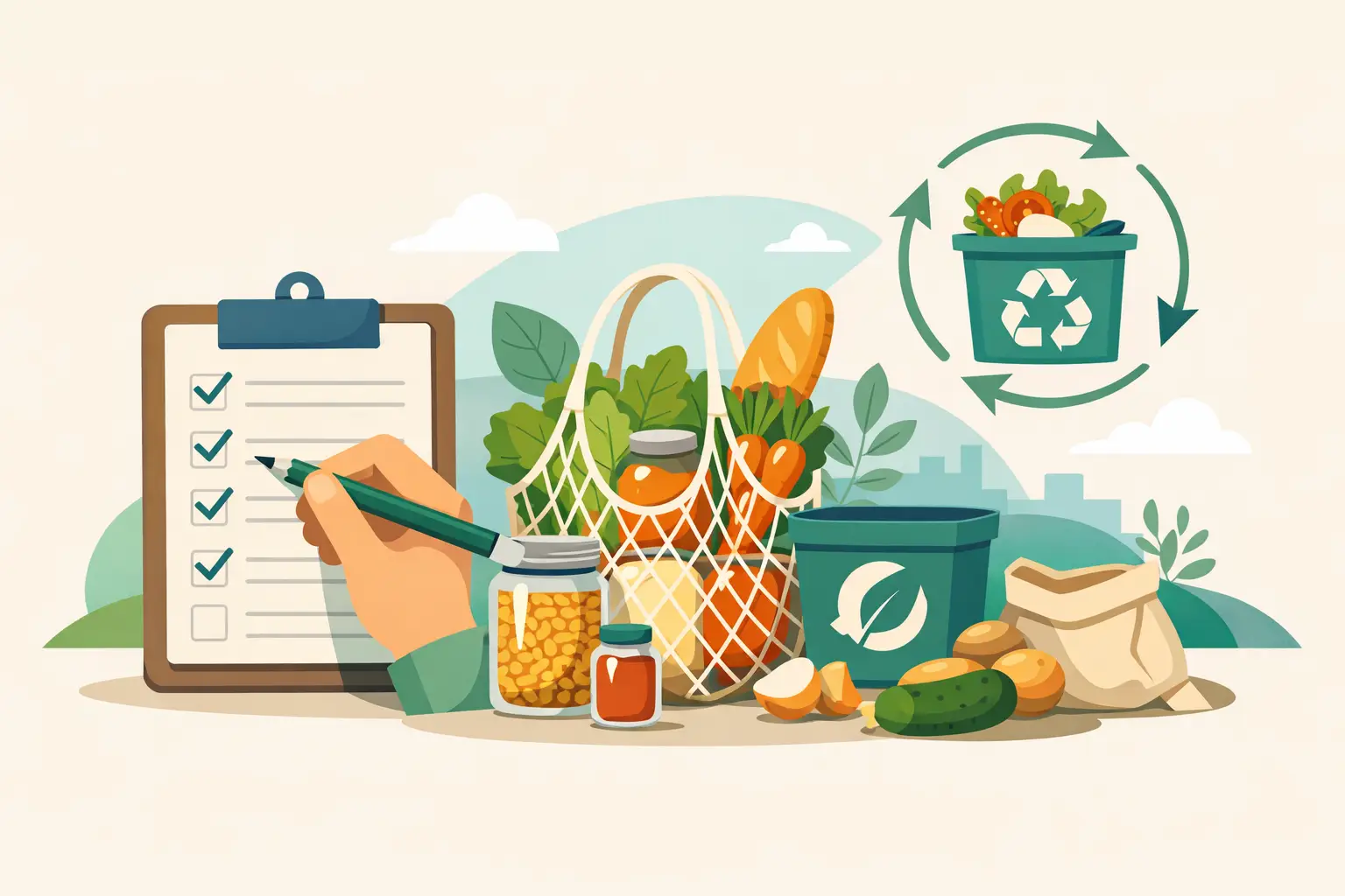 A Grocery List to Reduce Waste That Works