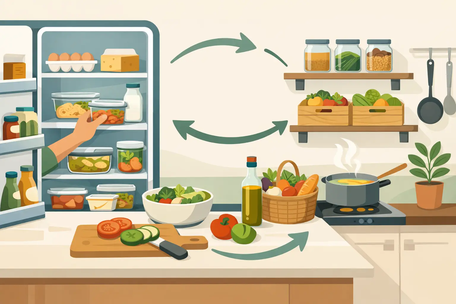 FIFO Method for a Home Kitchen That Wastes Less