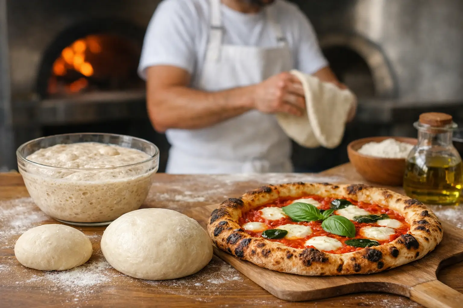Poolish vs Direct Dough for Neapolitan Pizza