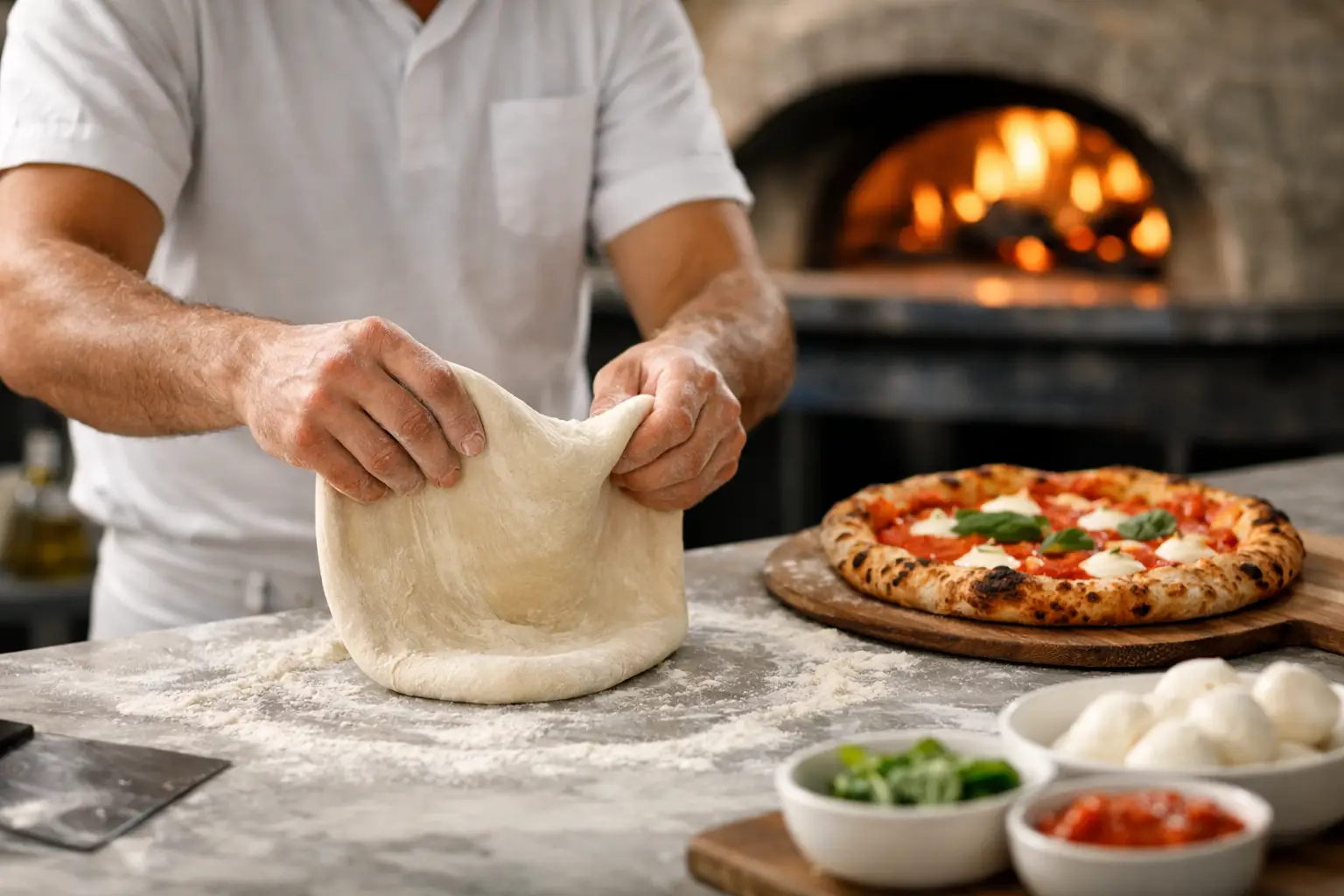 Neapolitan Pizza Dough Technique Explained