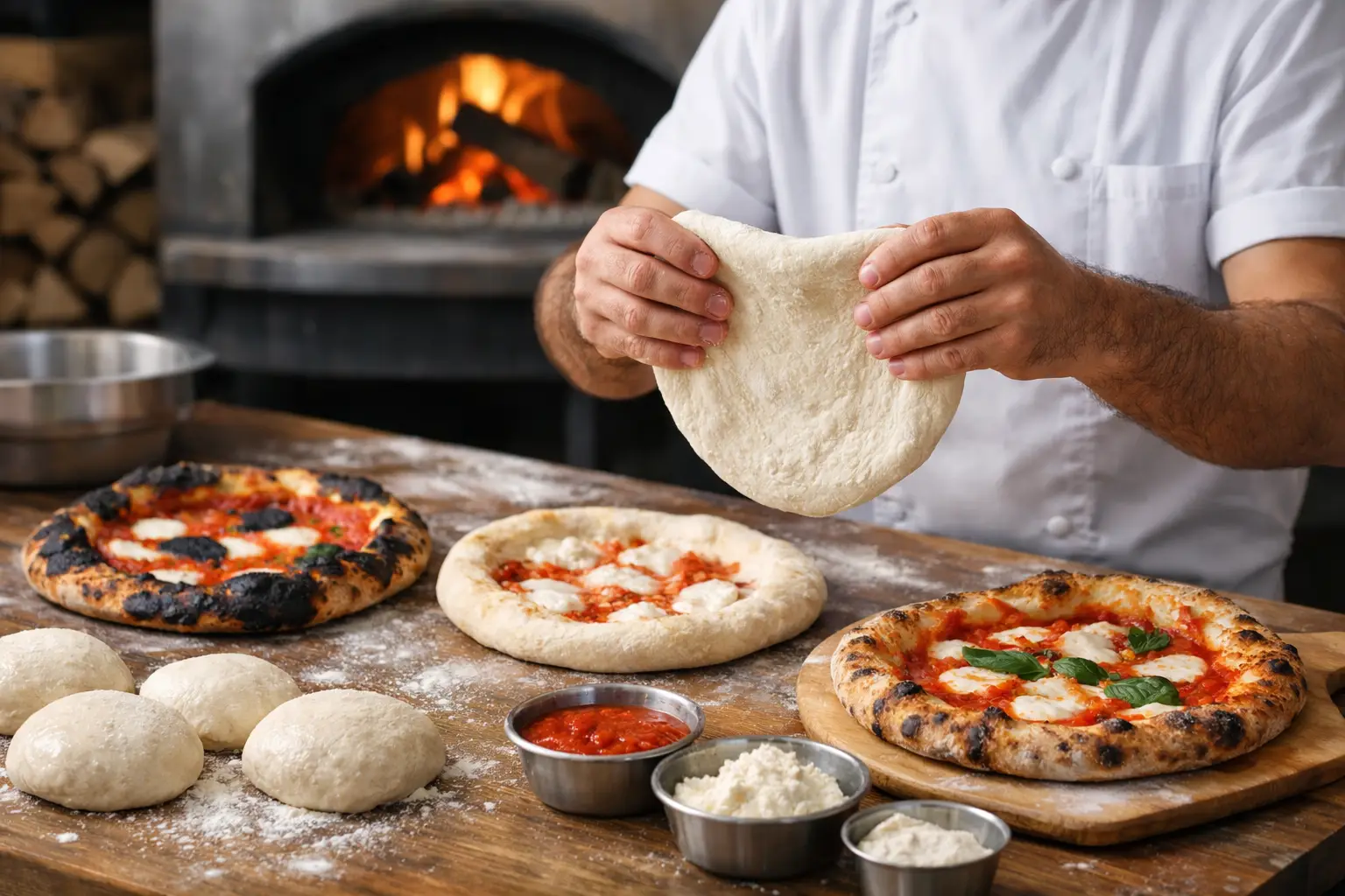 Pizza Dough Troubleshooting Chart for Neapolitan Crust