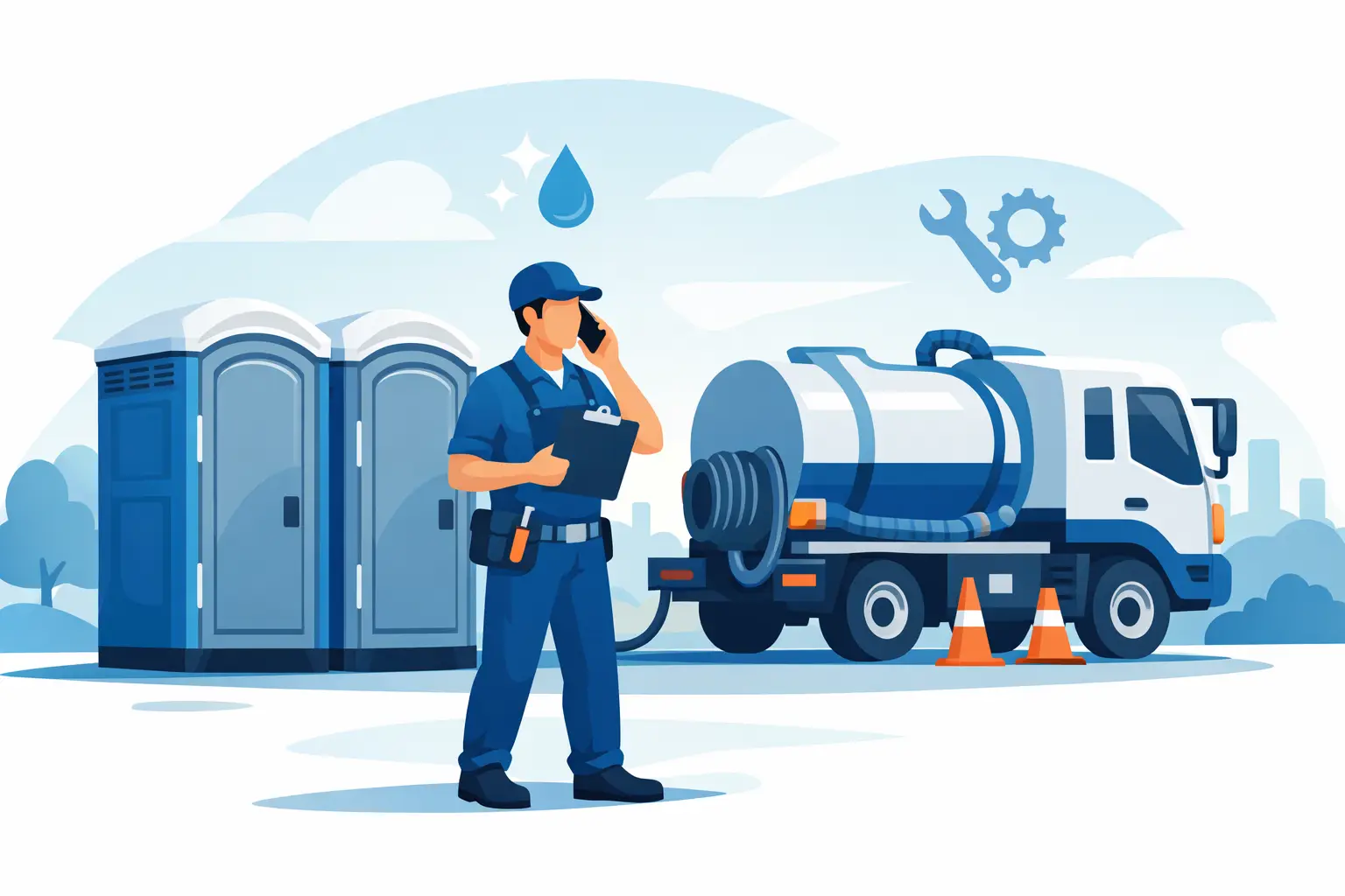 למה צריך איש שירות צמוד לשירותים ניידים