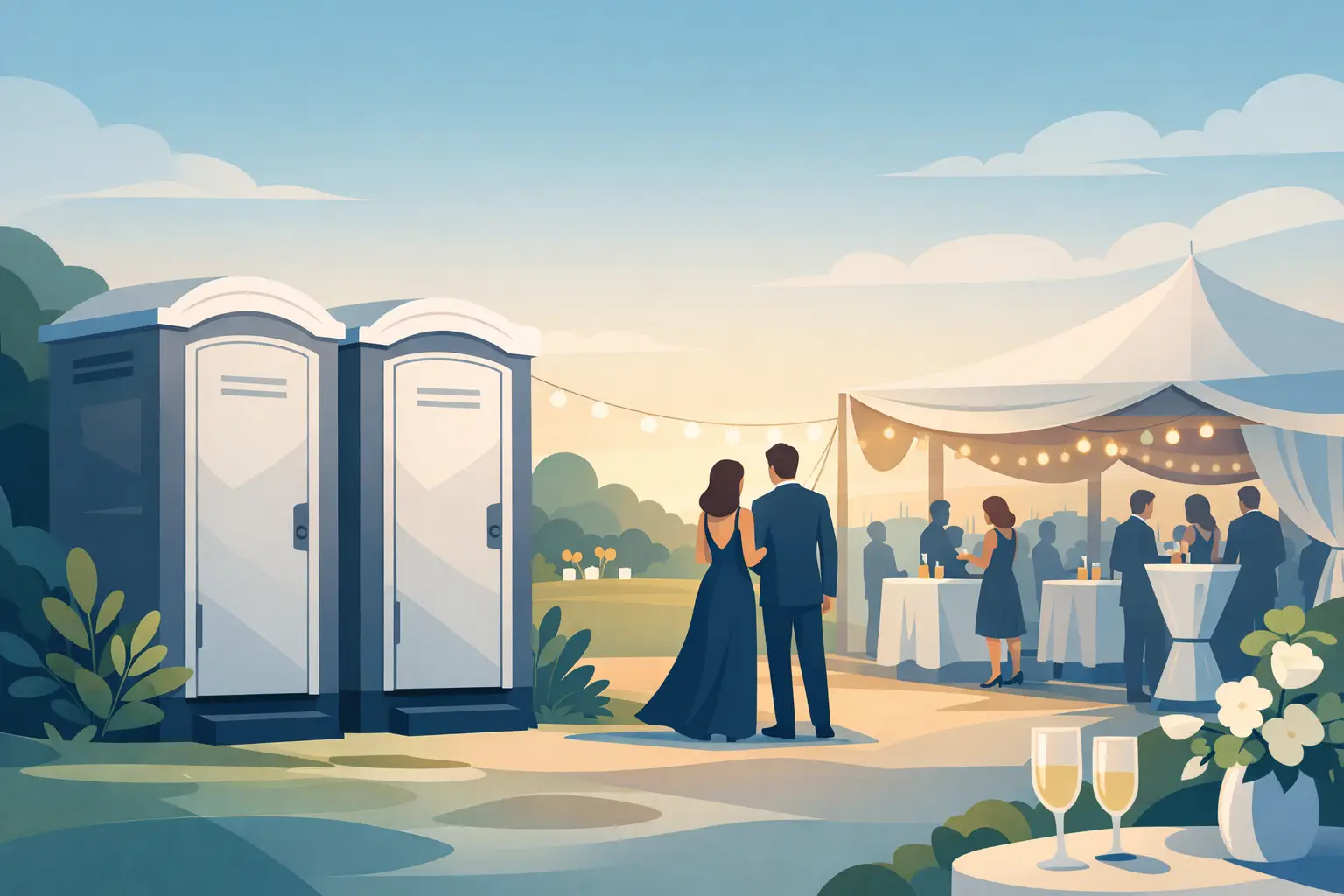 שירותים ניידים ללא ריח לאירועים ברמה גבוהה