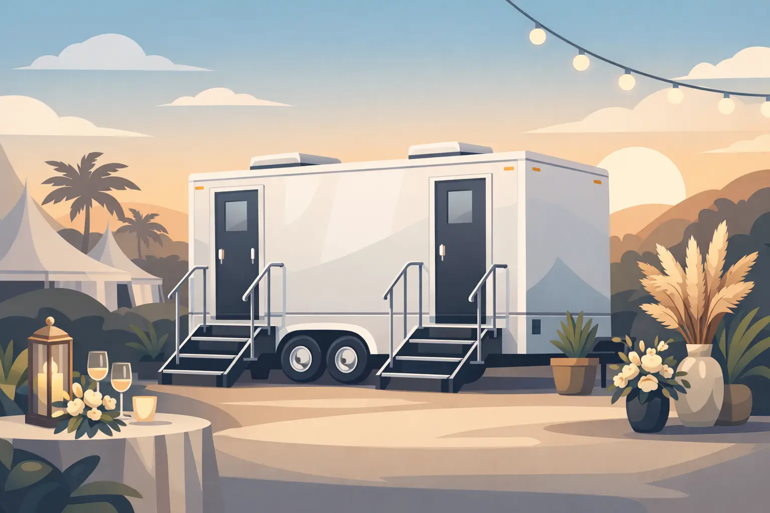 כמה עולה קרון שירותים יוקרתי לאירוע