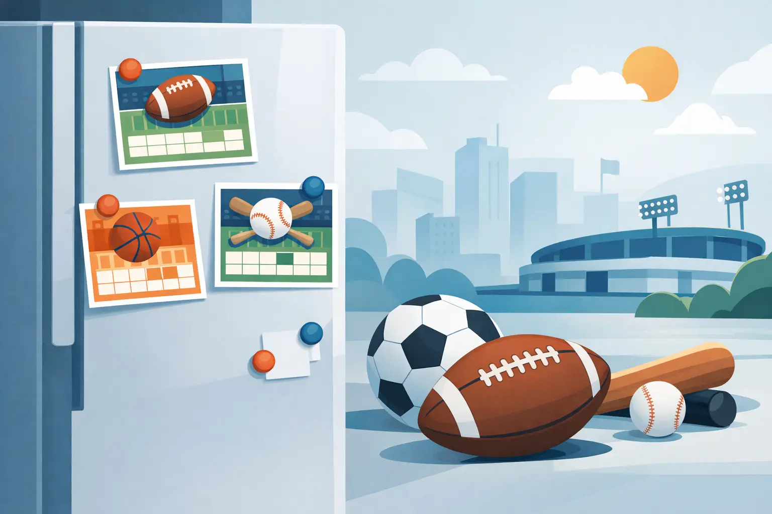 Sports Schedule Magnets That Keep Brands Seen