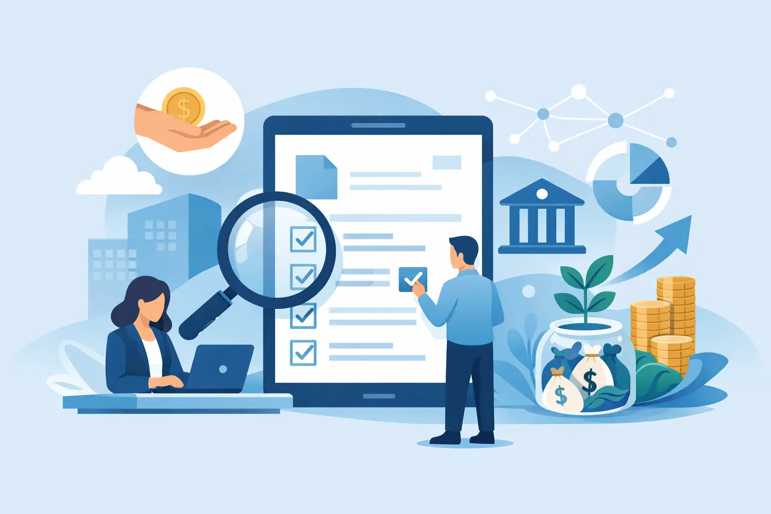 Fördermittelantrag digital verwalten