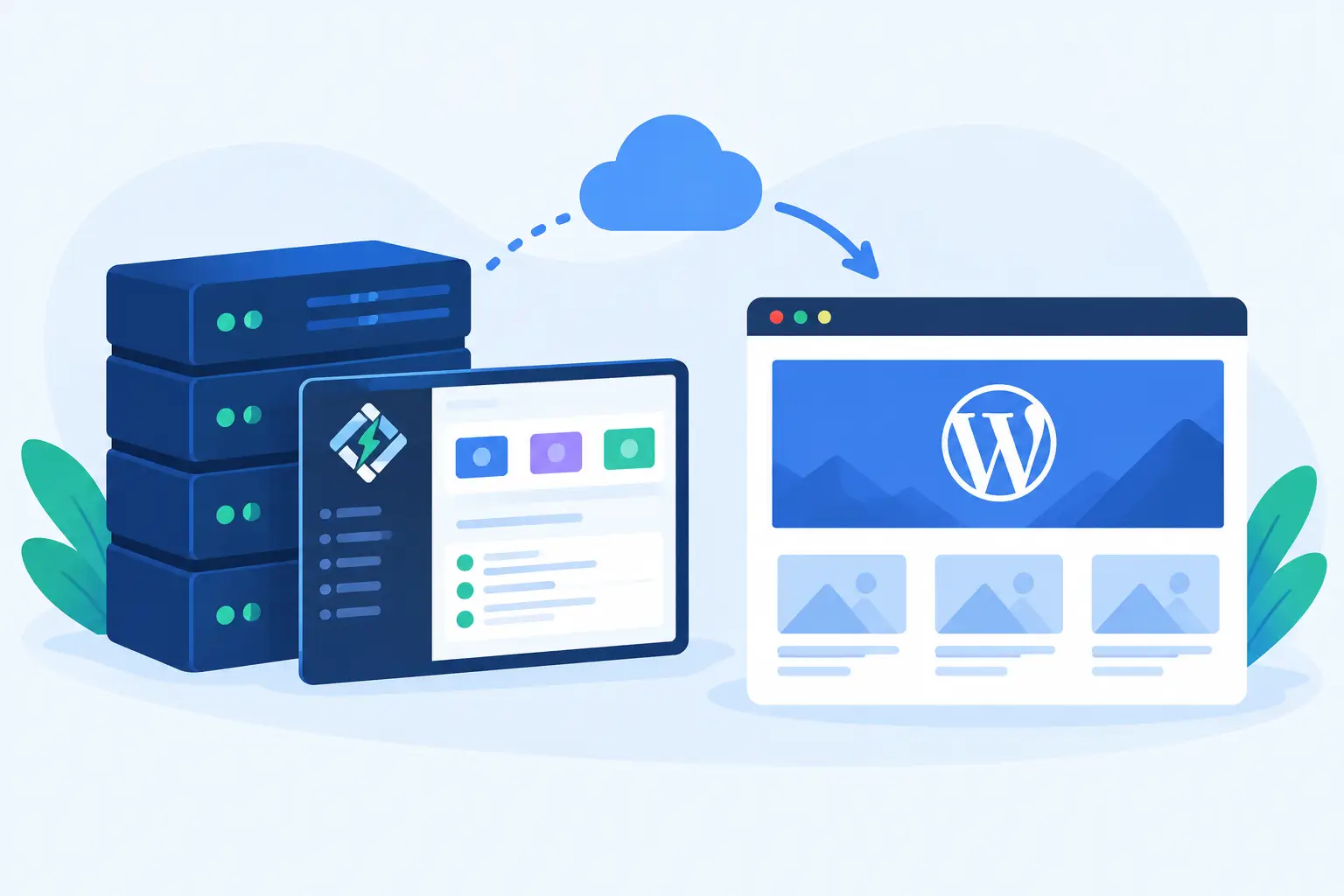 How to Deploy a CyberPanel WordPress Website — Internetport hosting guide