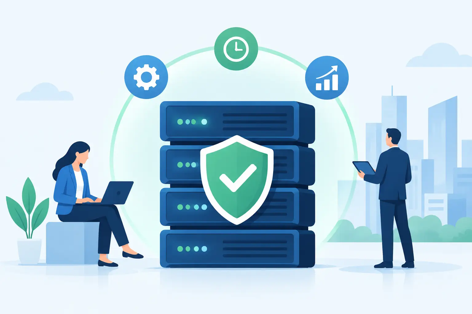 How Server Uptime Protects Business Operations — Internetport hosting guide