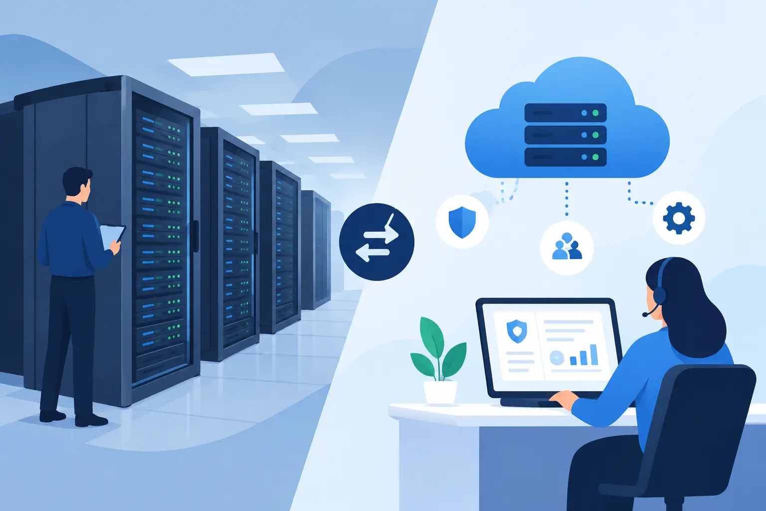 Colocation vs Managed Hosting for Business — Internetport hosting guide